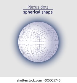 plexus volume composition white gray points line plane