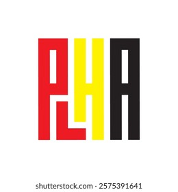 
PLHA logo with bold, modern typography. Sleek, minimal design for strong brand identity.