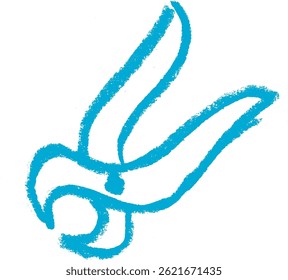 Plier Construction Related Icon Crayon Chalk Drawing Vector