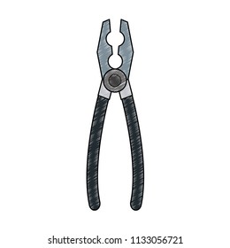 Plier construction tool scribble