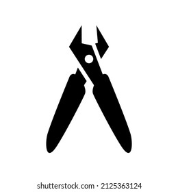 Plier icon isolated on white background