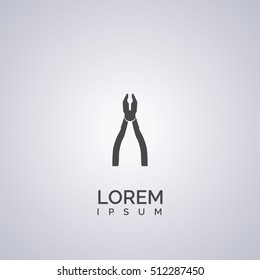 plier icon. plier logo