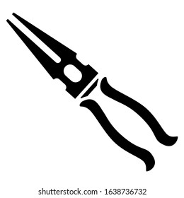 Plier icon vector sign and symbol on trendy design