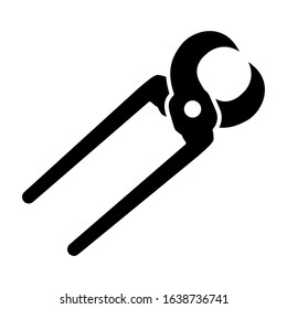 Plier icon vector sign and symbol on trendy design
