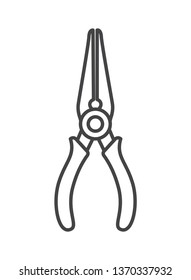 plier tool isolated icon