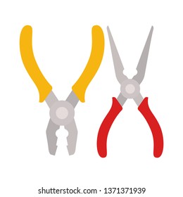 plier tool isolated icon
