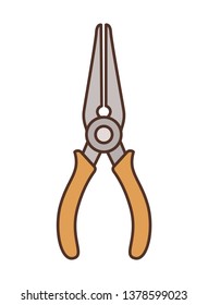 plier tool isolated icon