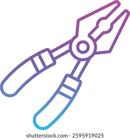 Plier vector icon. Can be used for printing, mobile and web applications.