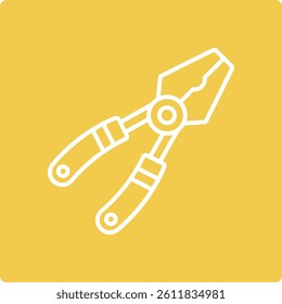 Plier vector icon. Can be used for printing, mobile and web applications.