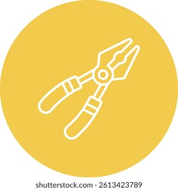Plier vector icon. Can be used for printing, mobile and web applications.