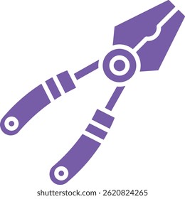Plier vector icon. Can be used for printing, mobile and web applications.