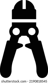 plier Vector illustration on a transparent background. Premium quality symmbols. Glyphs vector icons for concept and graphic design.