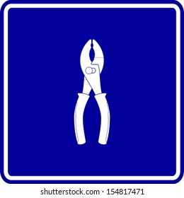 pliers closed sign