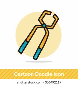 Pliers color doodle