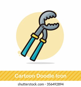 Pliers color doodle