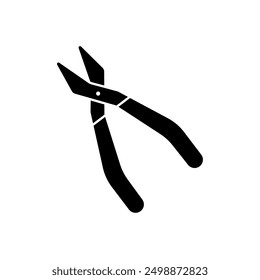 pliers concept line icon. Simple element illustration. pliers concept outline symbol design.