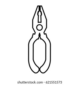pliers construction tool icon