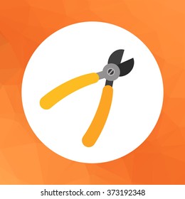 Pliers flat icon