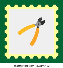 Pliers flat icon