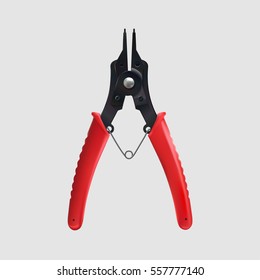 Pliers Flexible Head   Snap Ring Pliers Cir clip Combination Retaining Clip Reality vector 4 in 1