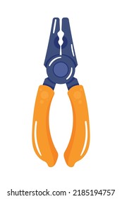 pliers handle tool isolated icon