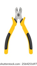 Pliers hardware repair tool vector illustration