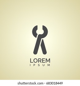pliers icon. architecture tool