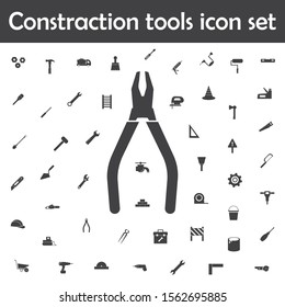 Pliers icon. Constraction tools icons universal set for web and mobile