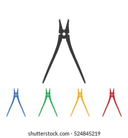 pliers icon. Construction tools icons universal set for web and mobile