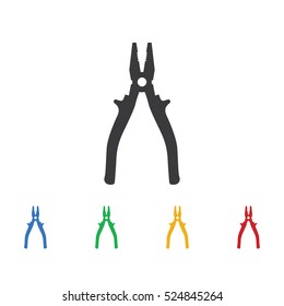 pliers icon. Construction tools icons universal set for web and mobile