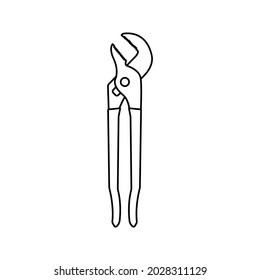 pliers icon. design about pliers sign. vector illustration