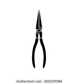 Zange Symbol. Design über Zange-Zeichen. Vektorgrafik