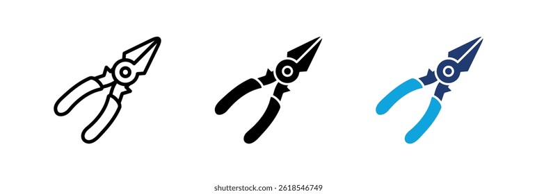 Pliers Icon Element For Design