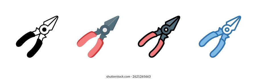 Pliers Icon Element For Design