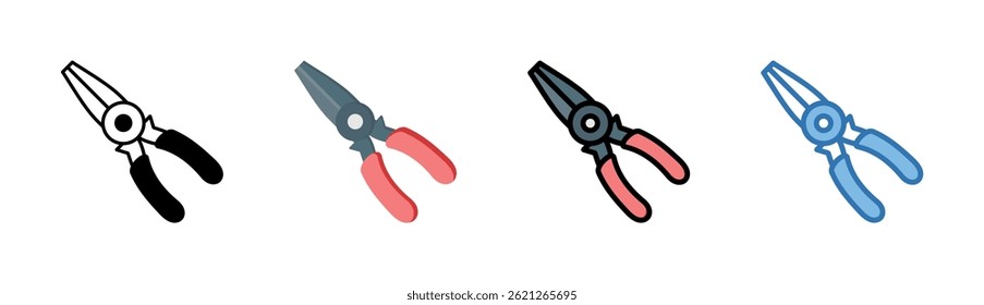 Pliers Icon Element For Design