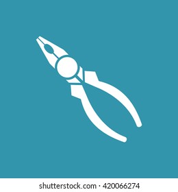 Pliers Icon. Eps-10.