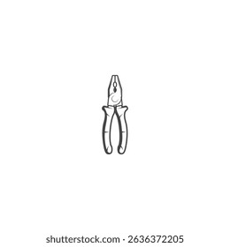 Pliers Icon flat vector design
