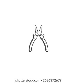 Pliers Icon flat vector design
