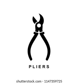 pliers icon illustration isolated vector sign symbol