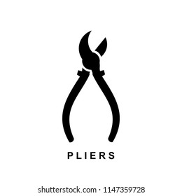 pliers icon illustration isolated vector sign symbol
