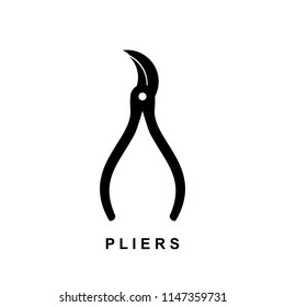 pliers icon illustration isolated vector sign symbol