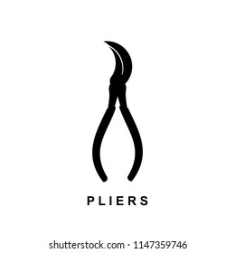 pliers icon illustration isolated vector sign symbol
