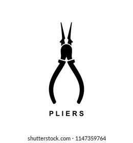 pliers icon illustration isolated vector sign symbol