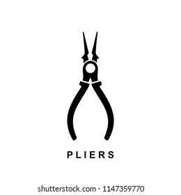 pliers icon illustration isolated vector sign symbol