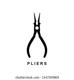 pliers icon illustration isolated vector sign symbol