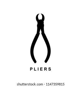 pliers icon illustration isolated vector sign symbol