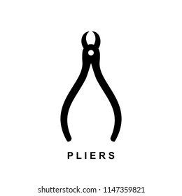 pliers icon illustration isolated vector sign symbol