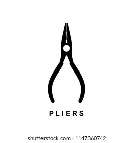 pliers icon illustration isolated vector sign symbol