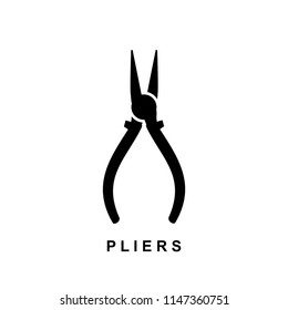 pliers icon illustration isolated vector sign symbol