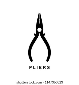 pliers icon illustration isolated vector sign symbol